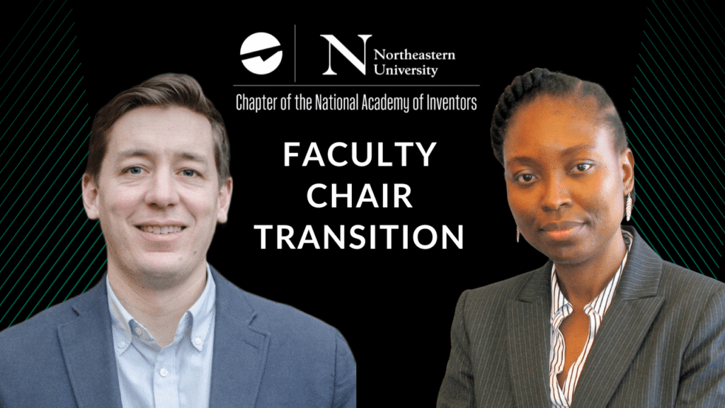 Graphic of faculty chair transition